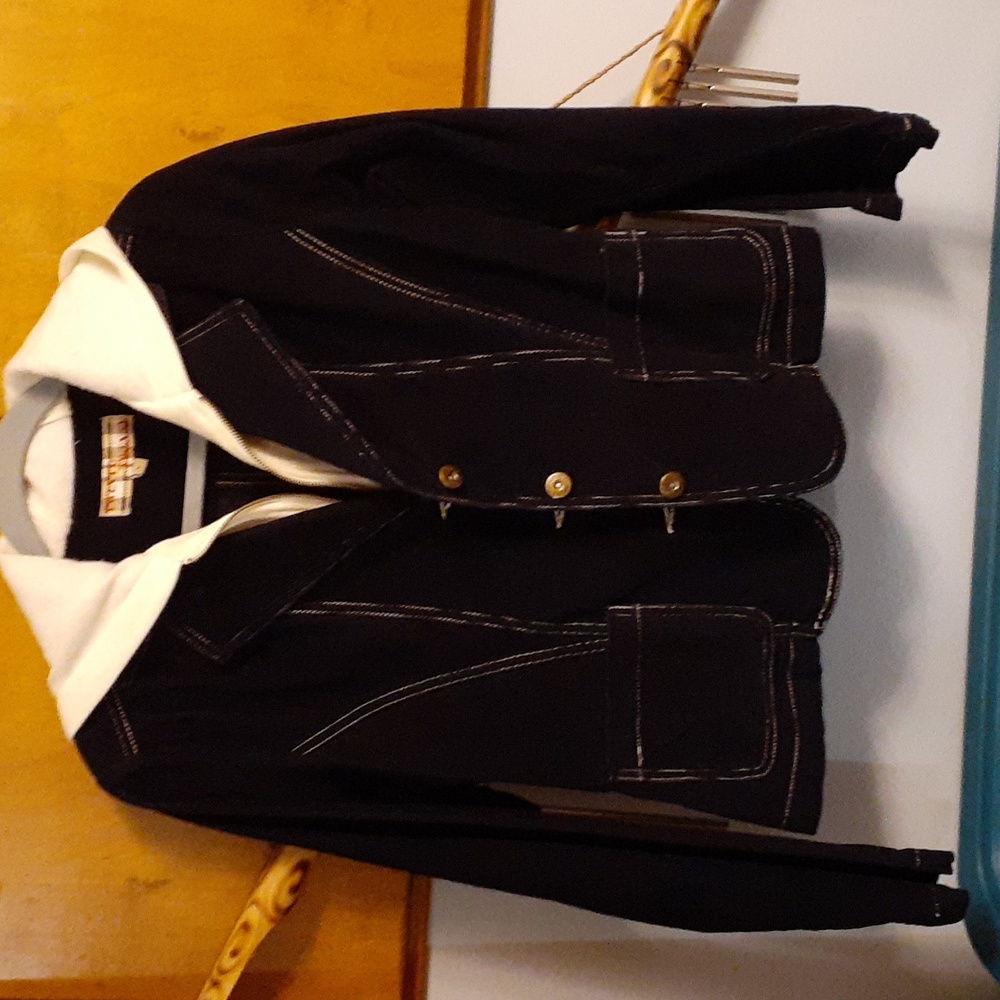 Vintage! Navy blue cord blazer  size large